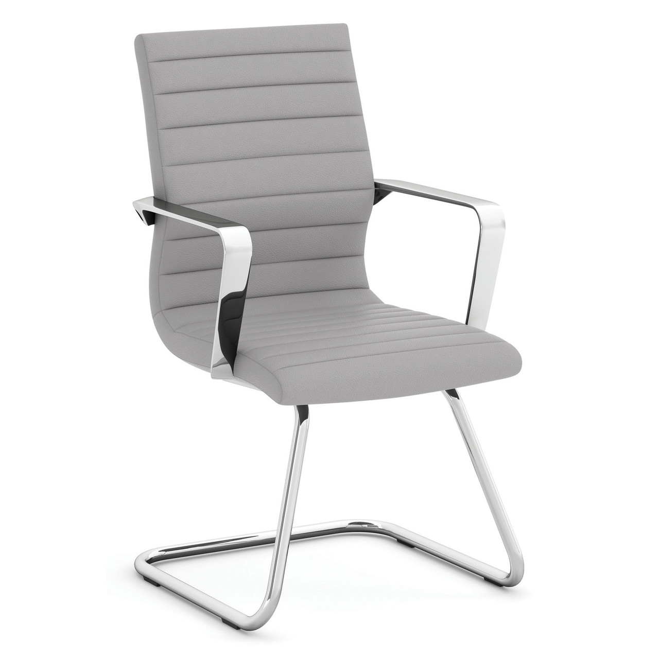 Executive Guest Sled Base Chair W/Chrome Frame