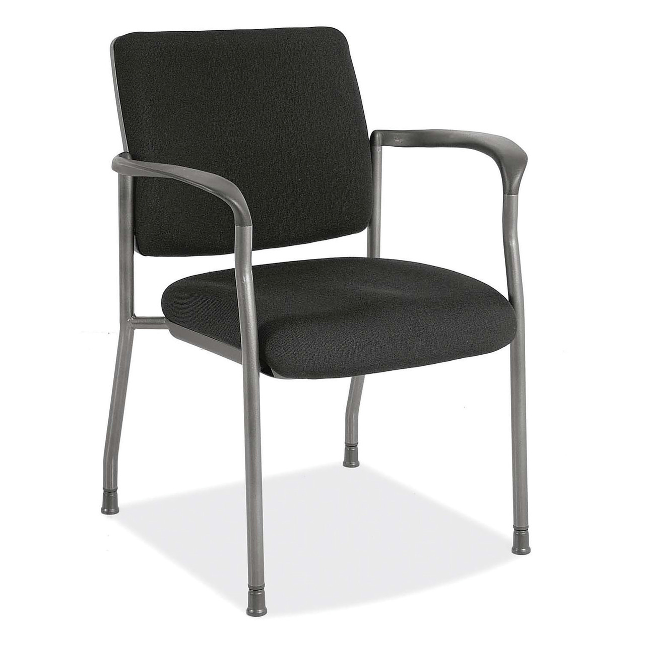 Guest Chair w/Arms & Titanium Gray Frame