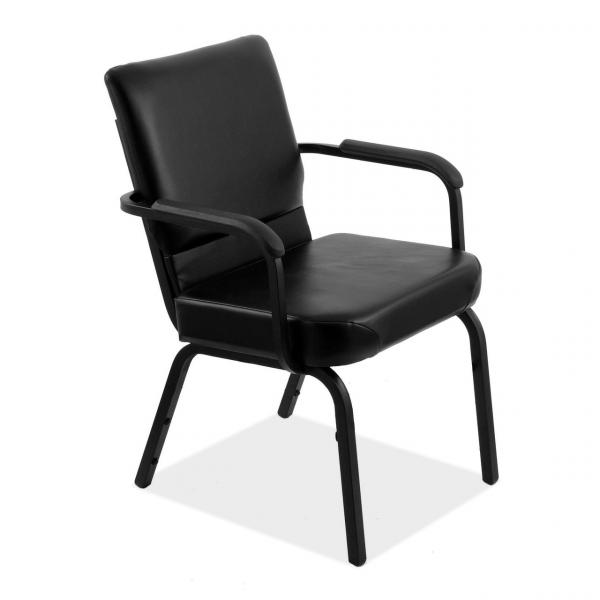 Big & Tall Collection Stack Chair with Black Frame