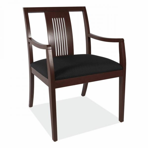 OfficeSource Rex Collection Slat Back Guest Chair