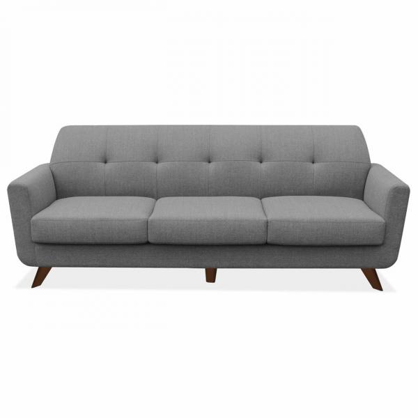 Partridge Collection Sofa with Dark Cherry Wood Legs
